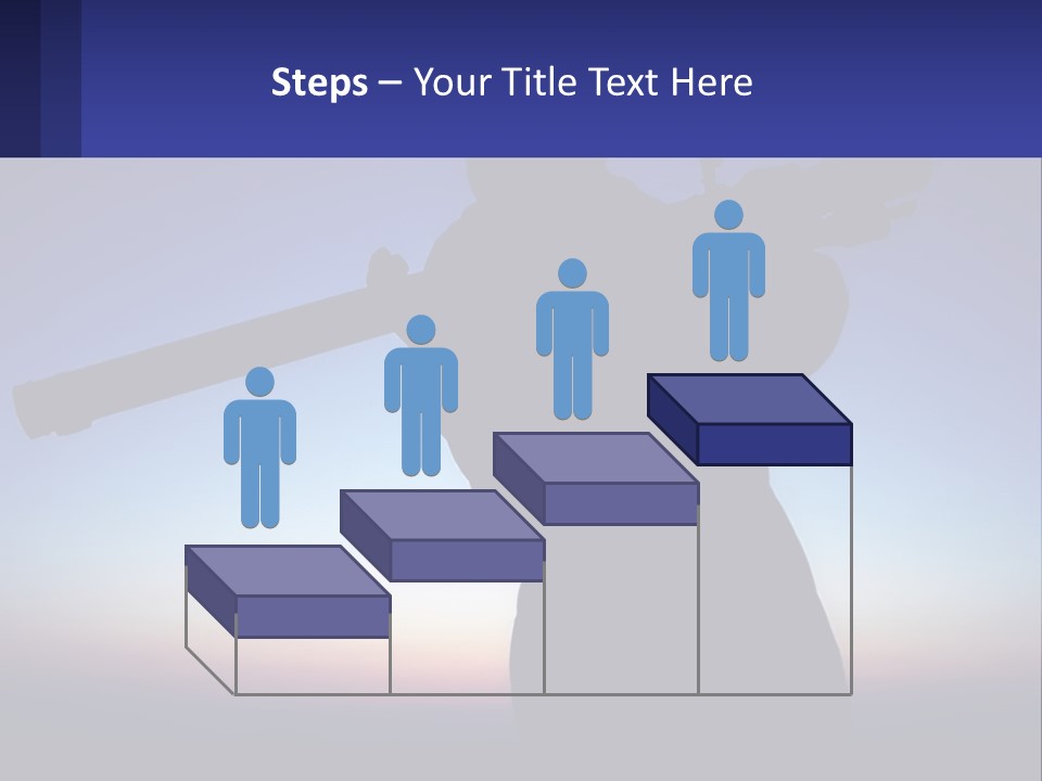 A Silhouette Of A Man Holding A Rifle PowerPoint Template