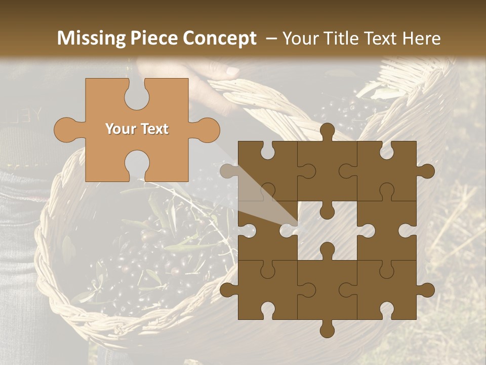 A Woman Holding A Basket Full Of Grapes PowerPoint Template