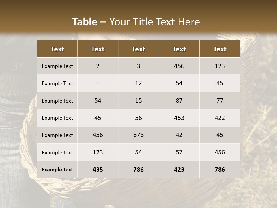 A Woman Holding A Basket Full Of Grapes PowerPoint Template