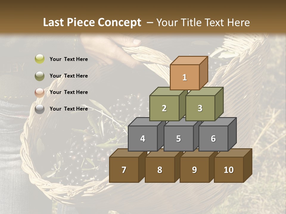 A Woman Holding A Basket Full Of Grapes PowerPoint Template