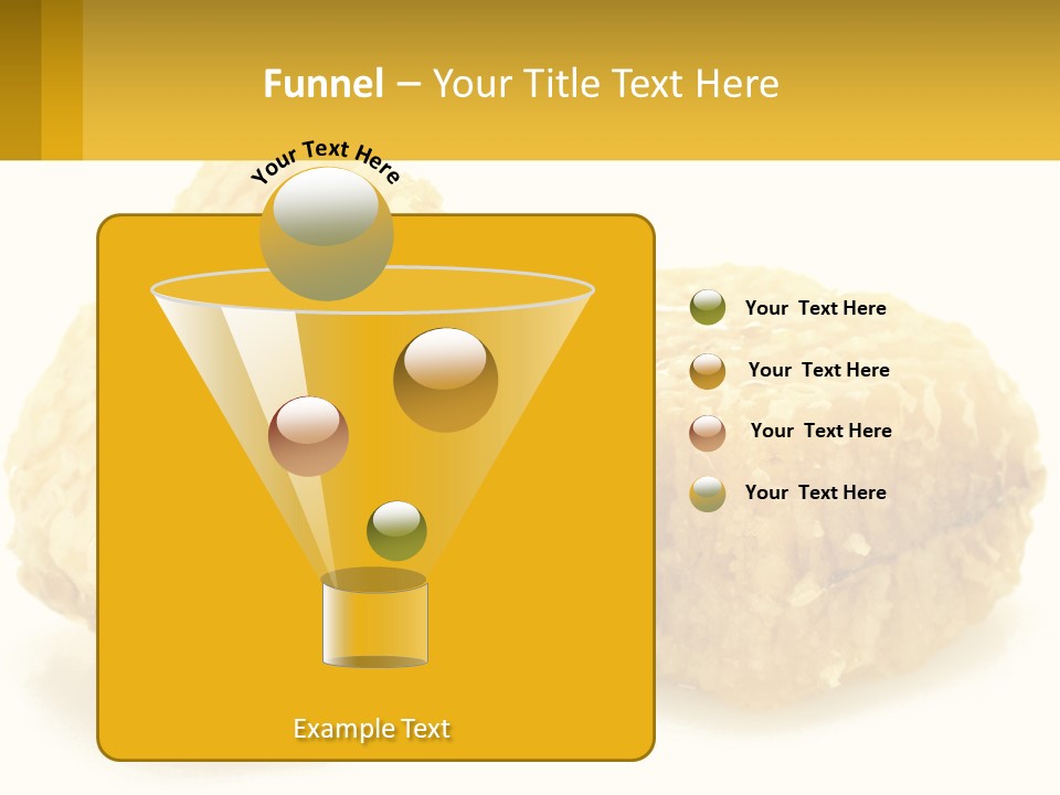 Two Pieces Of Honey On A White Background PowerPoint Template