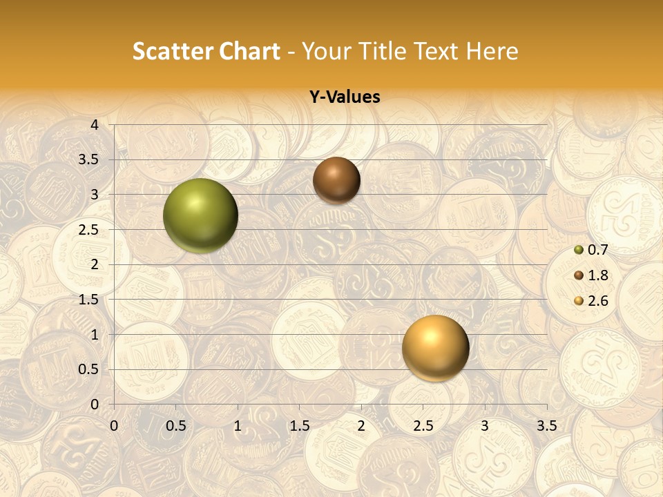 A Pile Of Gold Coins Powerpoint Template PowerPoint Template