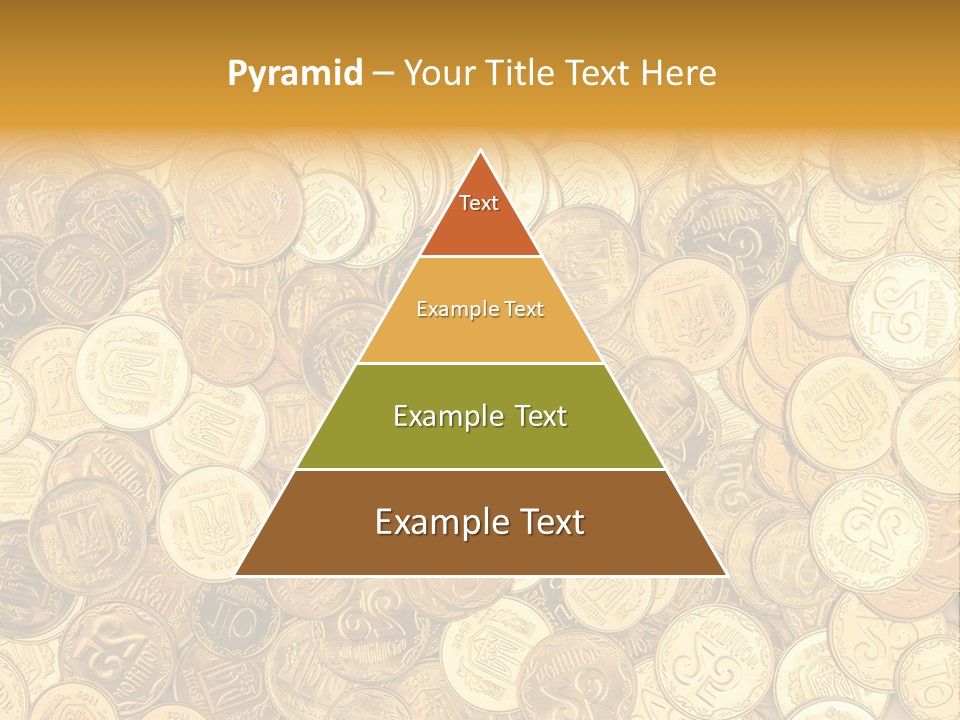A Pile Of Gold Coins Powerpoint Template PowerPoint Template