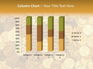 A Pile Of Gold Coins Powerpoint Template PowerPoint Template