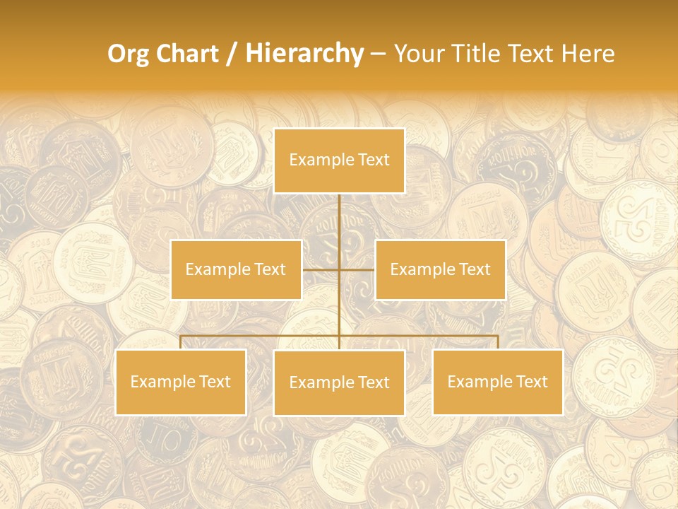 A Pile Of Gold Coins Powerpoint Template PowerPoint Template