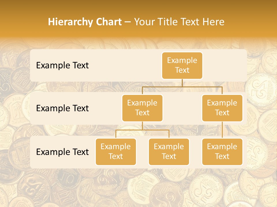 A Pile Of Gold Coins Powerpoint Template PowerPoint Template
