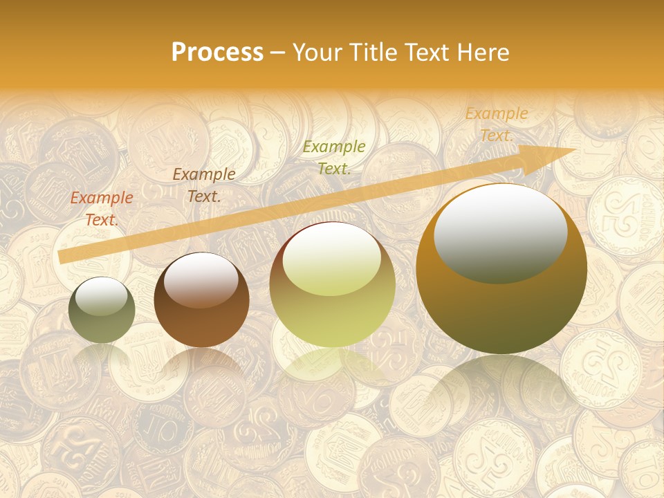 A Pile Of Gold Coins Powerpoint Template PowerPoint Template