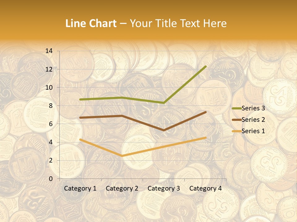 A Pile Of Gold Coins Powerpoint Template PowerPoint Template