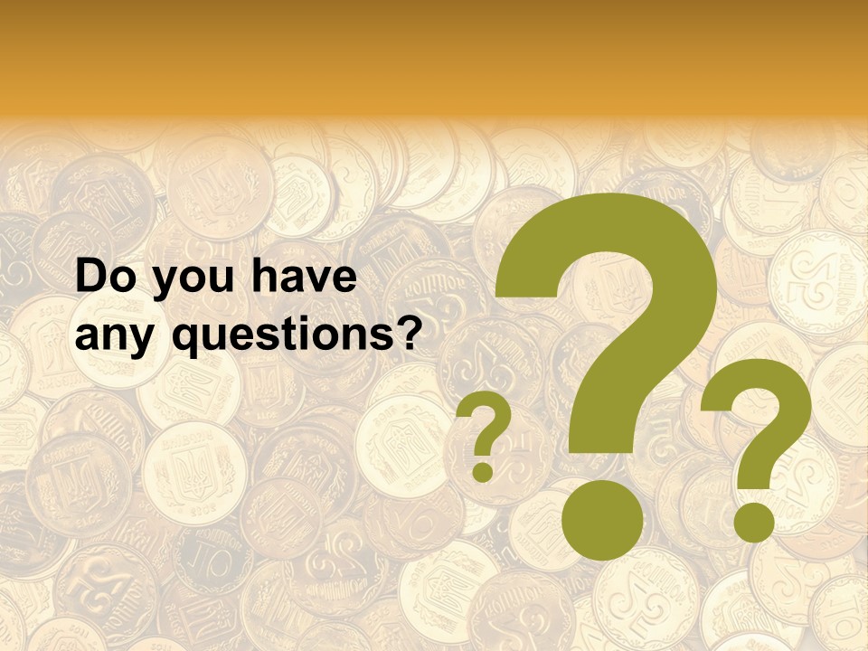 A Pile Of Gold Coins Powerpoint Template PowerPoint Template