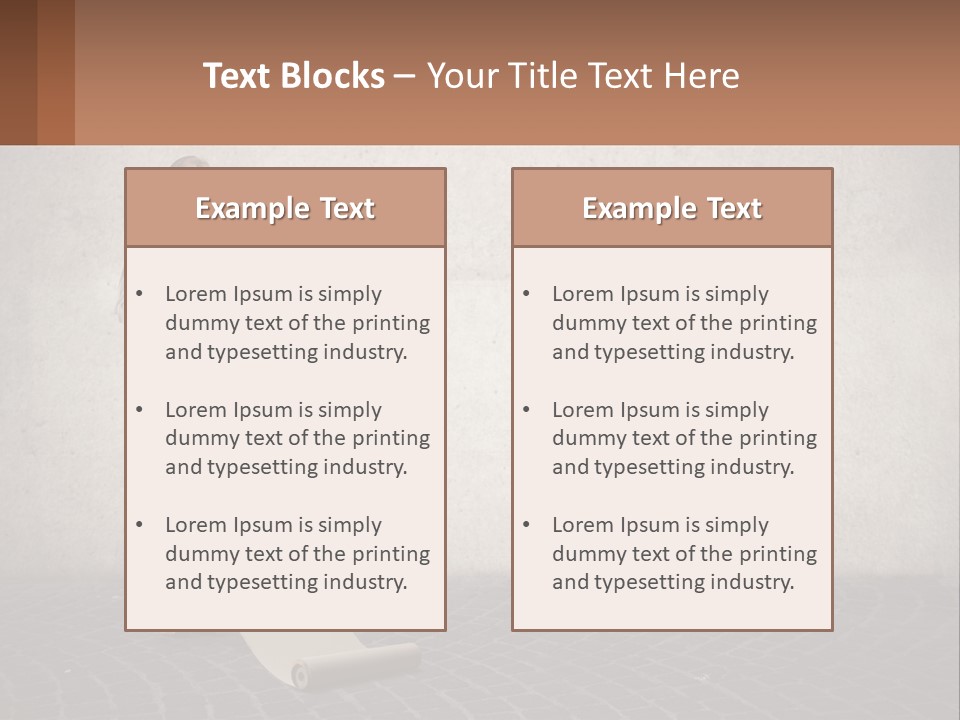 A Woman Standing Behind A Podium With Her Arms Folded PowerPoint Template