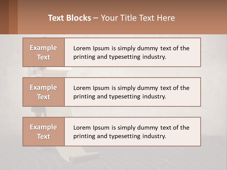 A Woman Standing Behind A Podium With Her Arms Folded PowerPoint Template
