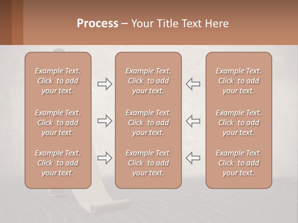 A Woman Standing Behind A Podium With Her Arms Folded PowerPoint Template