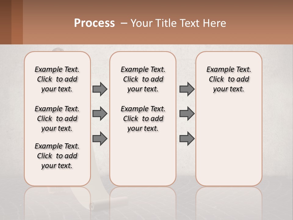 A Woman Standing Behind A Podium With Her Arms Folded PowerPoint Template