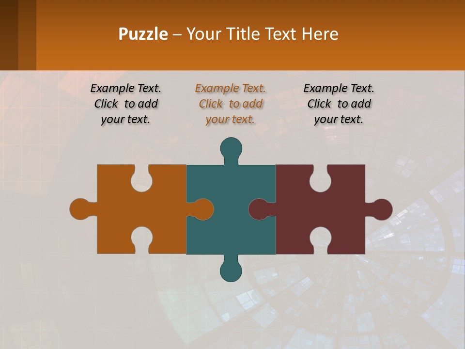 A Colorful Abstract Background With A Circular Design PowerPoint Template