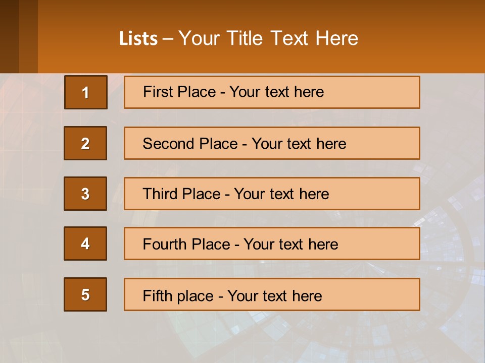 A Colorful Abstract Background With A Circular Design PowerPoint Template