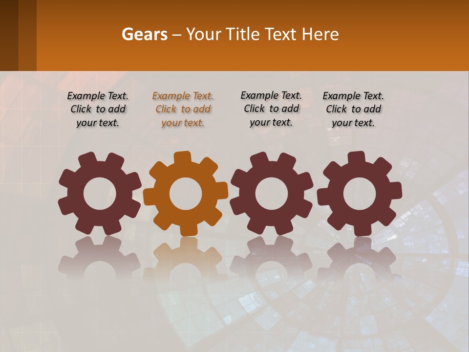 A Colorful Abstract Background With A Circular Design PowerPoint Template