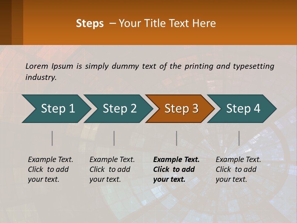 A Colorful Abstract Background With A Circular Design PowerPoint Template