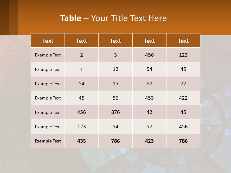 A Colorful Abstract Background With A Circular Design PowerPoint Template