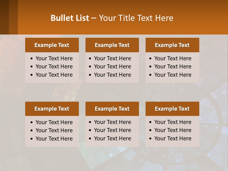 A Colorful Abstract Background With A Circular Design PowerPoint Template