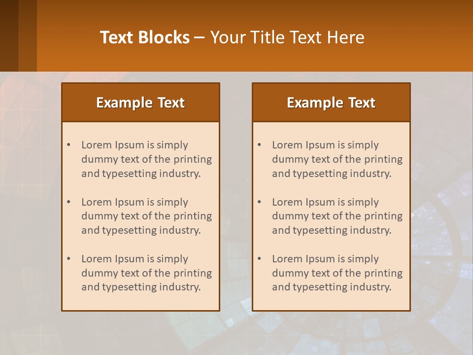 A Colorful Abstract Background With A Circular Design PowerPoint Template