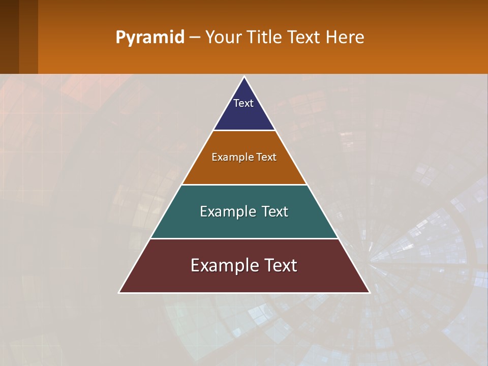 A Colorful Abstract Background With A Circular Design PowerPoint Template
