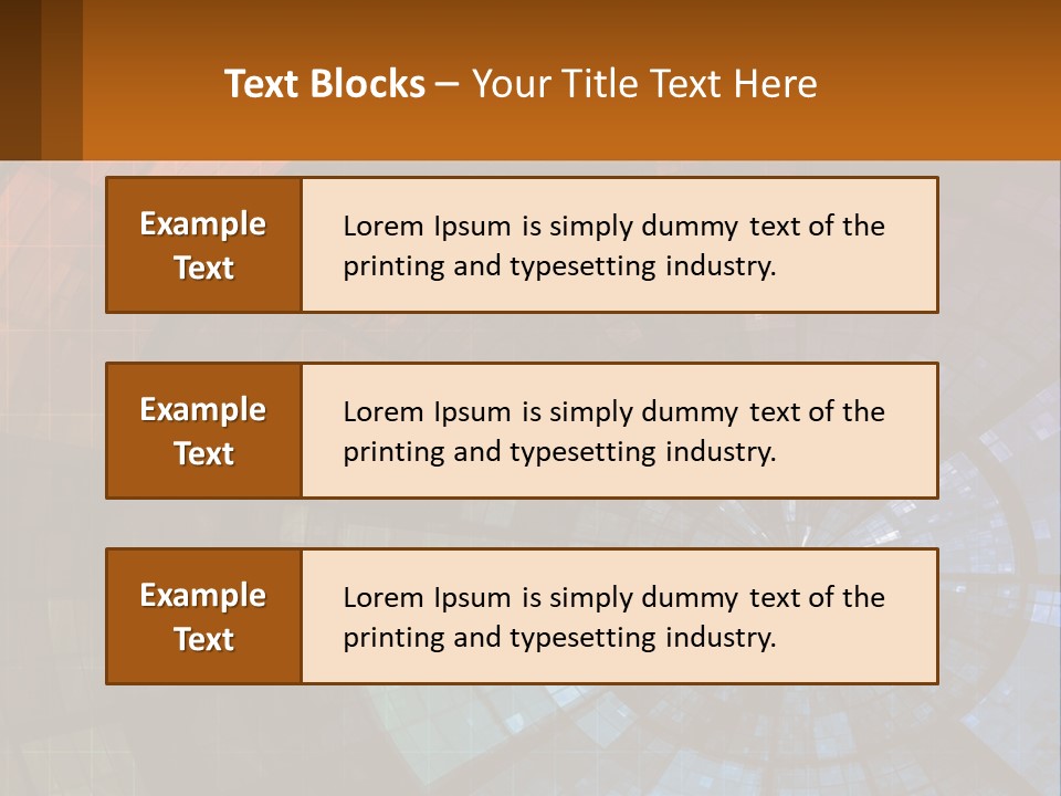 A Colorful Abstract Background With A Circular Design PowerPoint Template