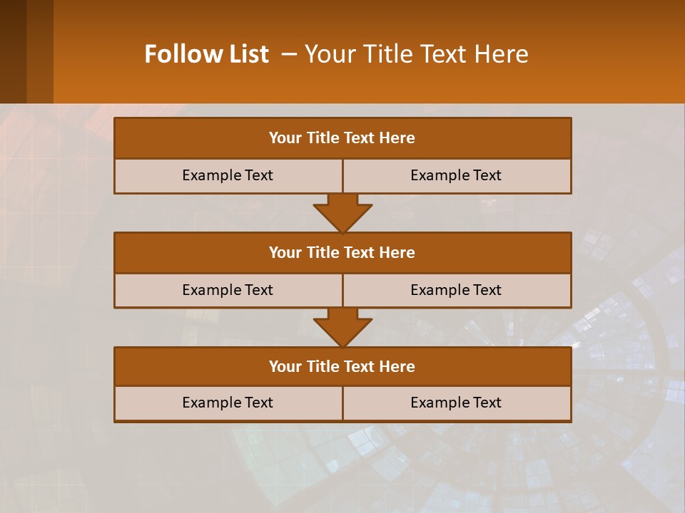 A Colorful Abstract Background With A Circular Design PowerPoint Template