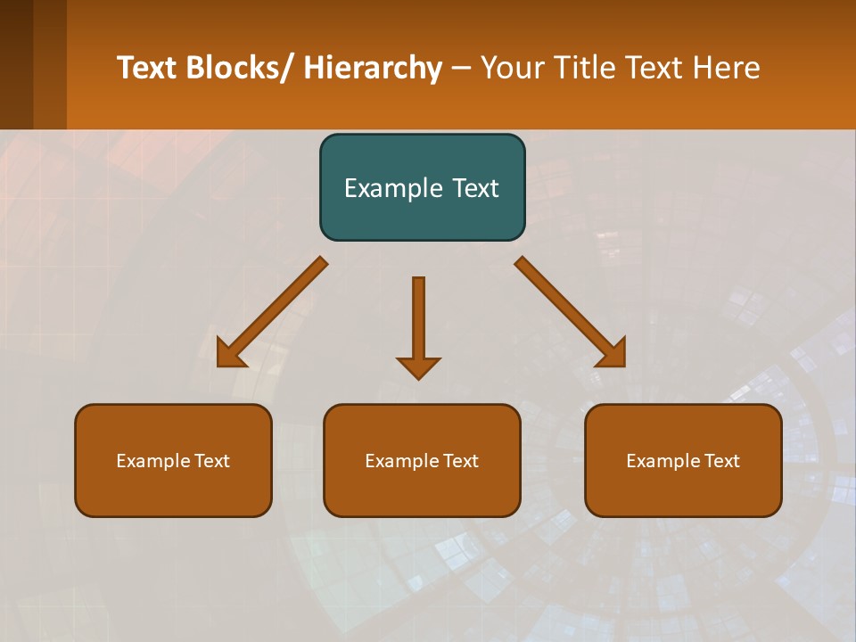 A Colorful Abstract Background With A Circular Design PowerPoint Template
