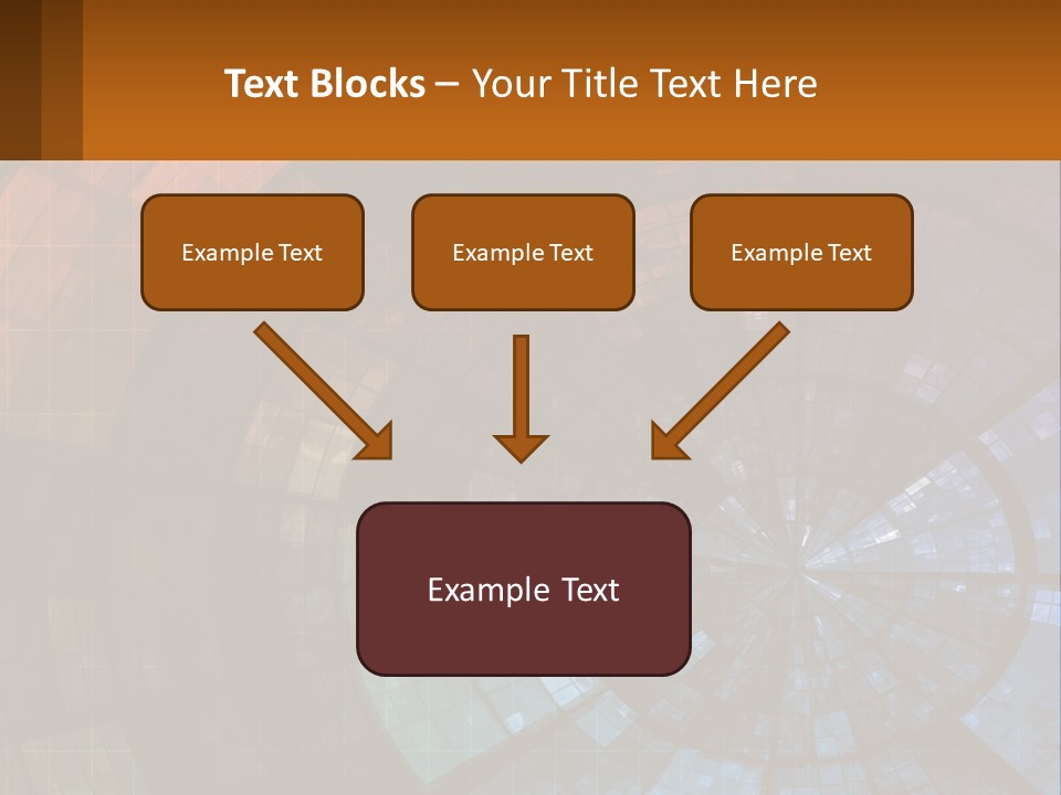 A Colorful Abstract Background With A Circular Design PowerPoint Template