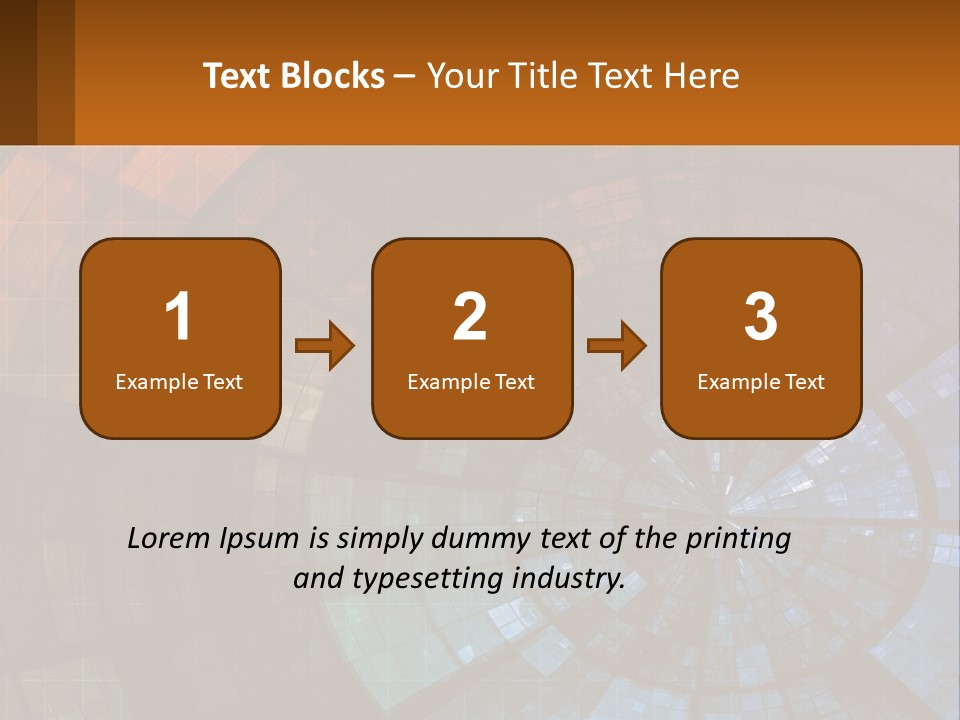 A Colorful Abstract Background With A Circular Design PowerPoint Template