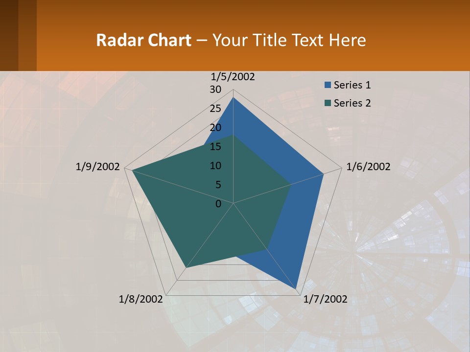 A Colorful Abstract Background With A Circular Design PowerPoint Template