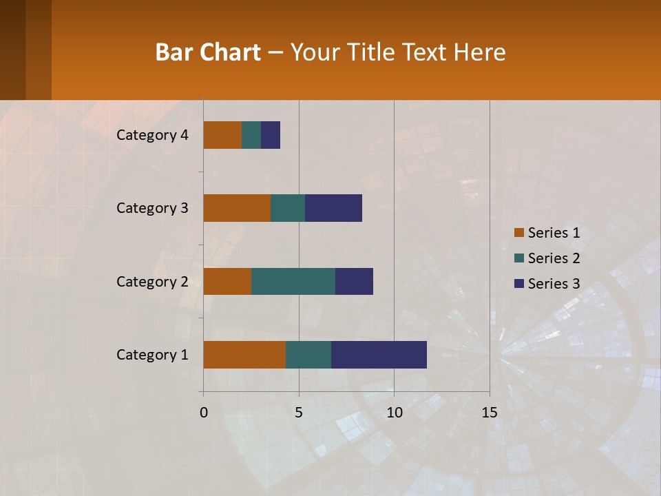 A Colorful Abstract Background With A Circular Design PowerPoint Template