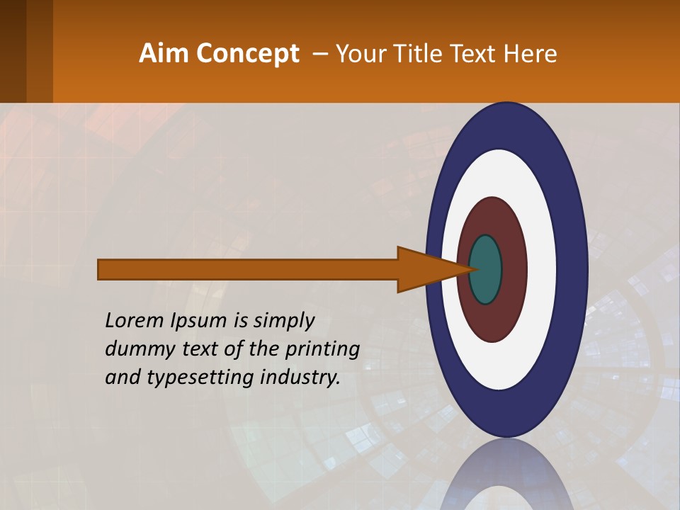 A Colorful Abstract Background With A Circular Design PowerPoint Template