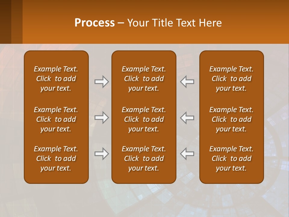 A Colorful Abstract Background With A Circular Design PowerPoint Template