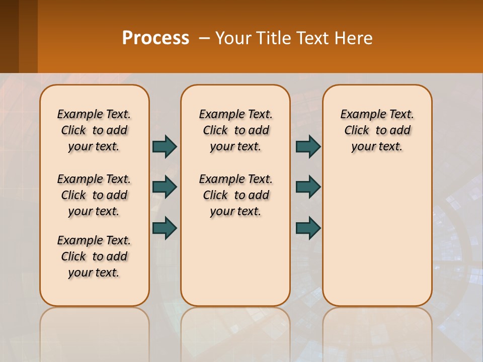 A Colorful Abstract Background With A Circular Design PowerPoint Template