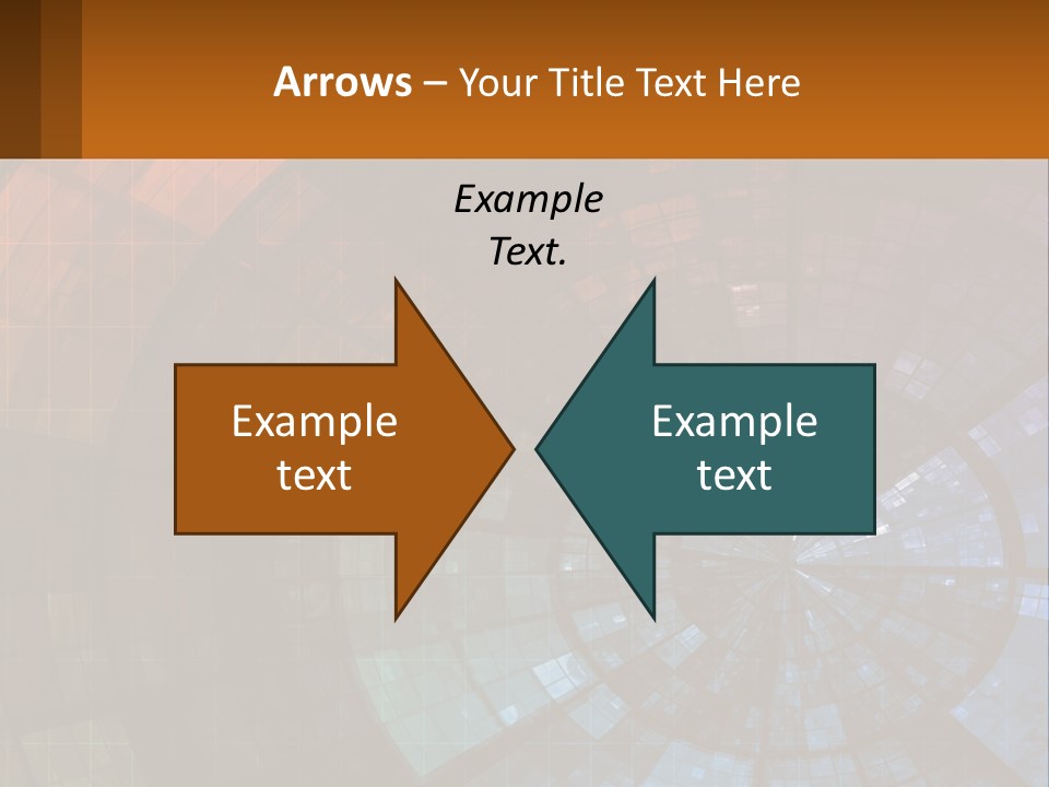 A Colorful Abstract Background With A Circular Design PowerPoint Template