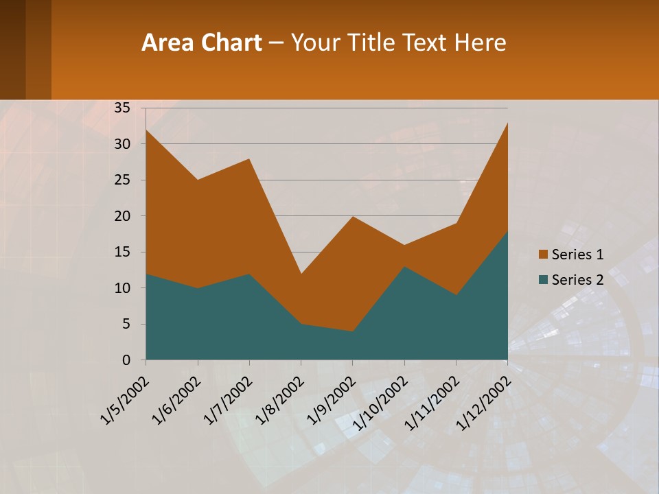 A Colorful Abstract Background With A Circular Design PowerPoint Template