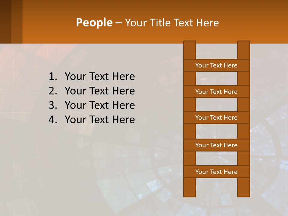 A Colorful Abstract Background With A Circular Design PowerPoint Template