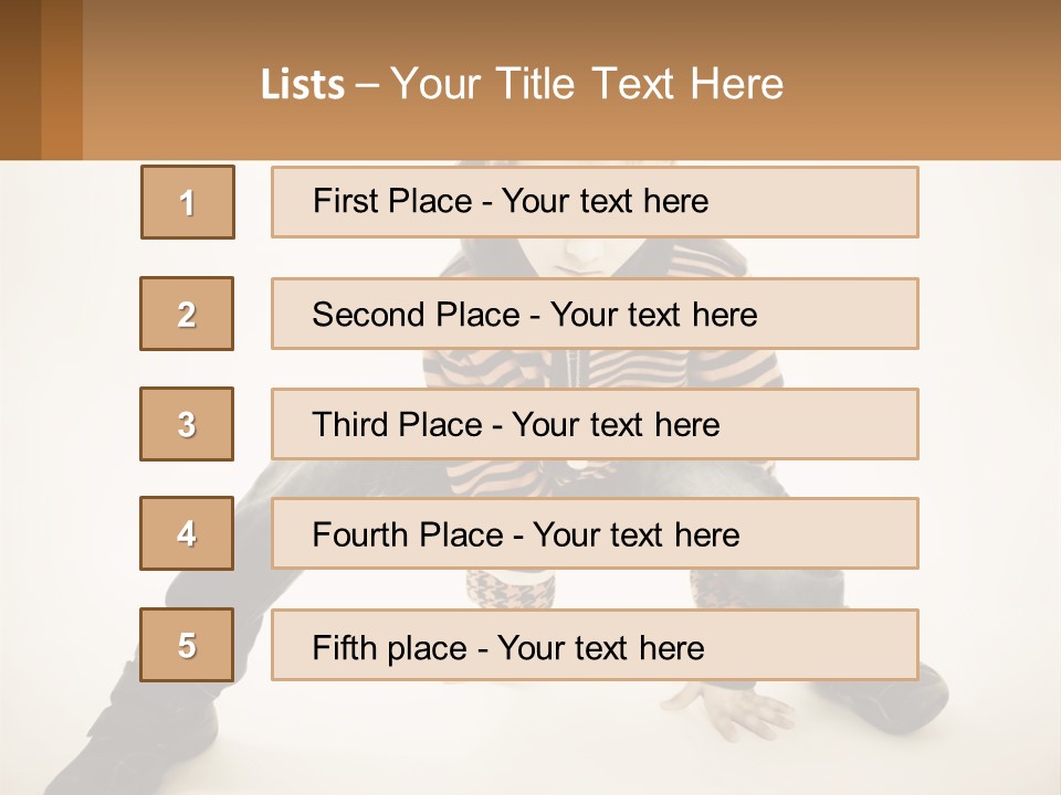 A Young Boy Sitting On The Ground With A Hat On PowerPoint Template