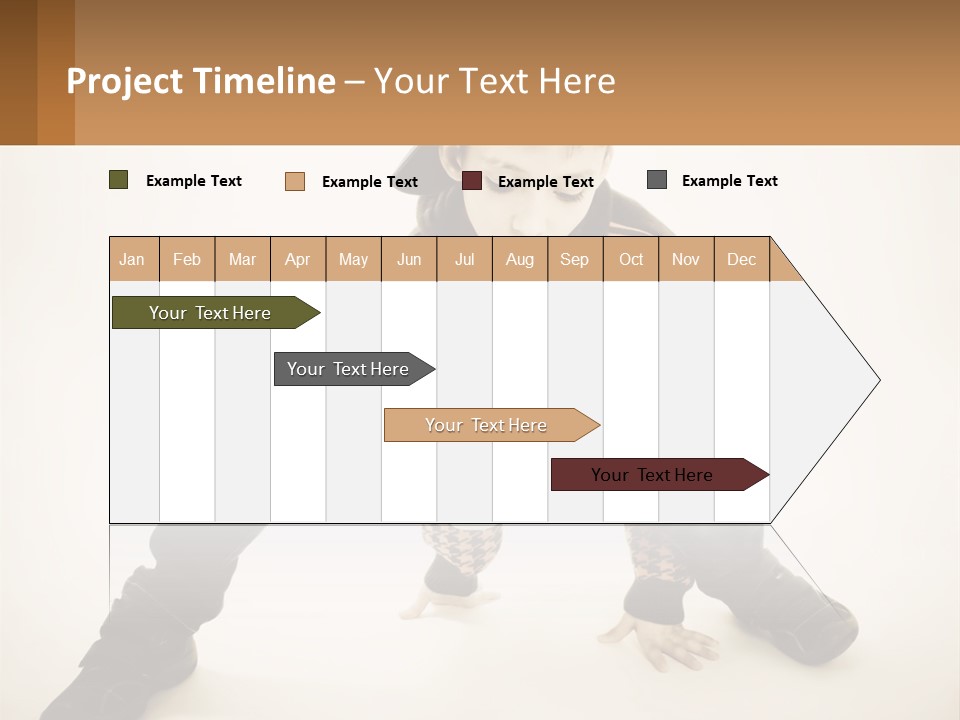 A Young Boy Sitting On The Ground With A Hat On PowerPoint Template