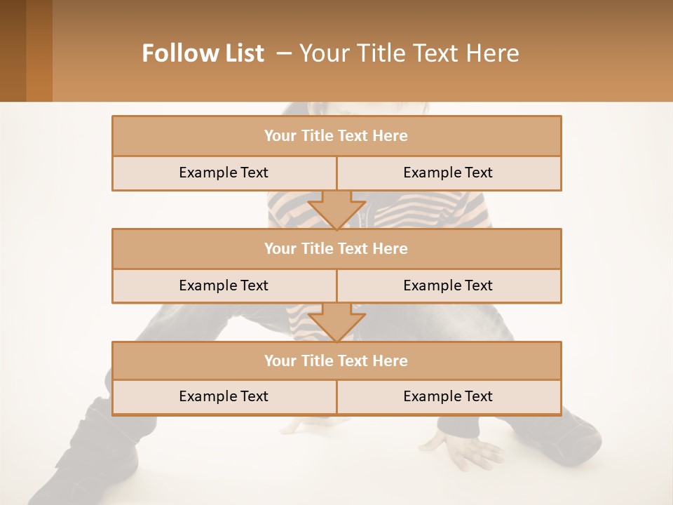 A Young Boy Sitting On The Ground With A Hat On PowerPoint Template