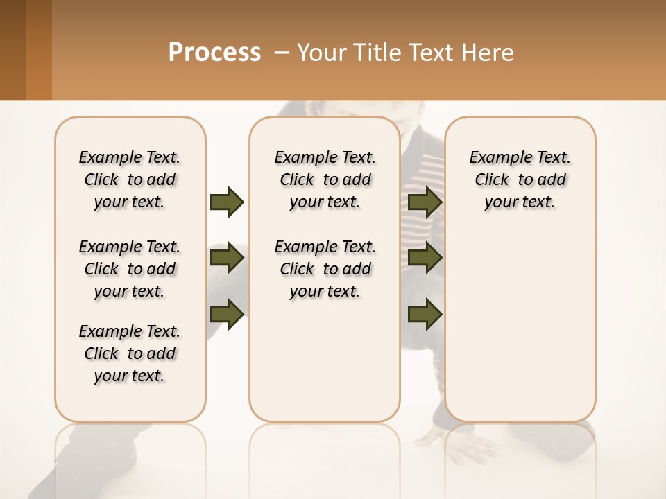 A Young Boy Sitting On The Ground With A Hat On PowerPoint Template