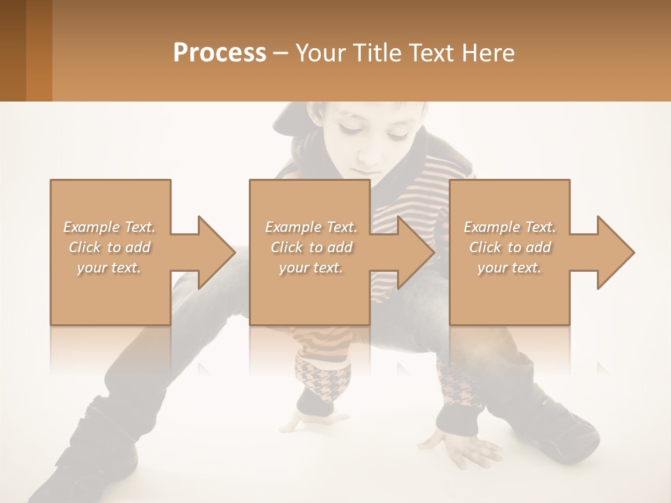 A Young Boy Sitting On The Ground With A Hat On PowerPoint Template