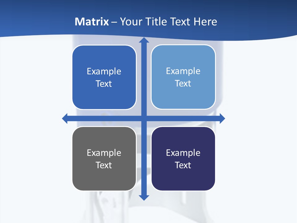 A Blue And White Toilet Paper Dispenser On A White Background PowerPoint Template