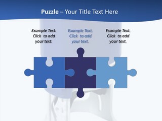 A Blue And White Toilet Paper Dispenser On A White Background PowerPoint Template