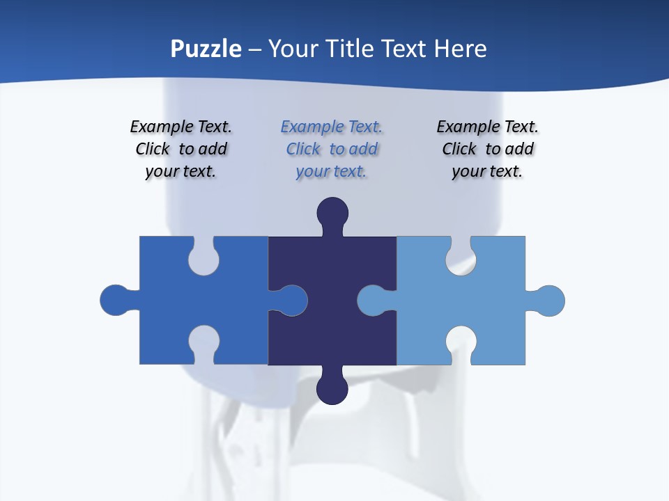 A Blue And White Toilet Paper Dispenser On A White Background PowerPoint Template