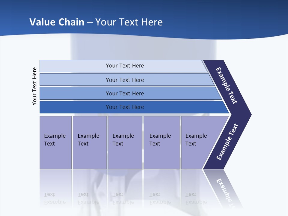 A Blue And White Toilet Paper Dispenser On A White Background PowerPoint Template