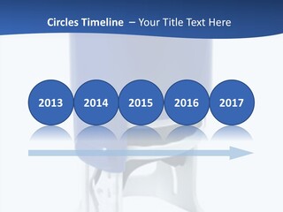 A Blue And White Toilet Paper Dispenser On A White Background PowerPoint Template