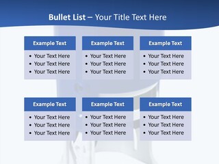 A Blue And White Toilet Paper Dispenser On A White Background PowerPoint Template