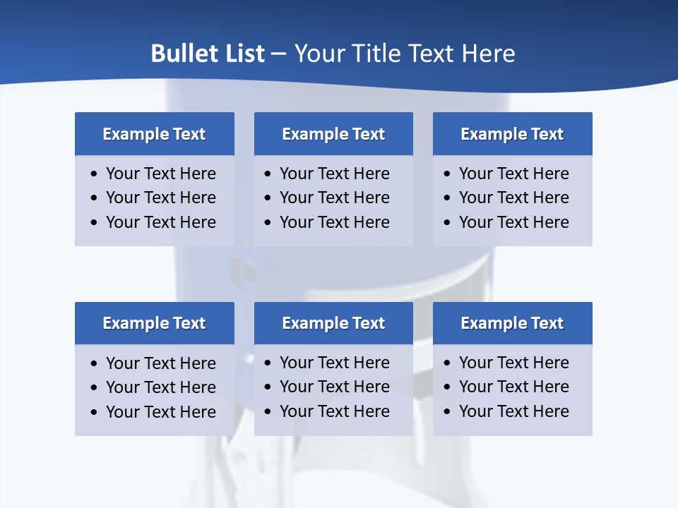 A Blue And White Toilet Paper Dispenser On A White Background PowerPoint Template